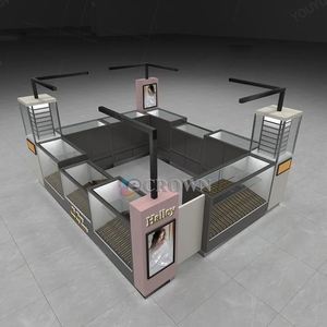Design Brushed Fixture Jewelry showcase Mall <strong>Flant</strong> Indoor First Walking Luxury Jewel Kiosk - Product Image 4