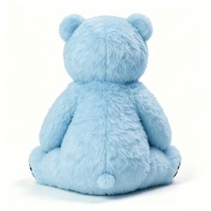 Oso de Peluche Azul Claro, Oso de Peluche Azul, Juguete de Peluche Suave, Adorable Oso de Peluche Sentado - Product Image 3