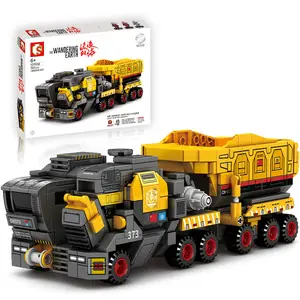 SEMBO Block 107030 701PCS Wandering Earth Series Bucket Delivery Vehicle Building Blocks Sets Niños Juguetes Caja de plástico de color Unisex