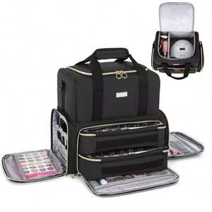 Organizador de Esmalte de Uñas de Muestra Gratuita, Organizador de Doble Capa Portátil con Capacidad para 30 Botellas (15 ml/0.5 oz) con Divisores Ajustables - Product Image 6