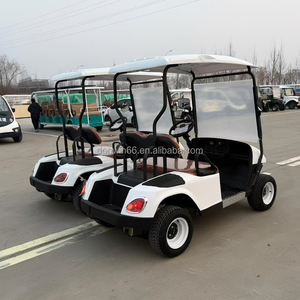 Voiturette de golf tout-terrain 2 places de haute qualité avec batterie au lithium et auvent de pluie, idéale pour le golf - Product Image 1