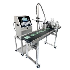 High-Efficiency Fully Automatic Coding Machine for Dates Logos QR <strong>Codes</strong> on Flex Material - Product Image 2