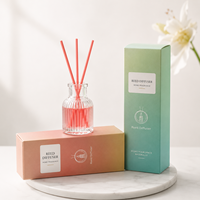 Lot de diffuseurs à bâtonnets miniatures 40 ml – Vente en gros, parfum d'ambiance personnalisé pour la maison, désodorisant, marque privée, fabricant OEM