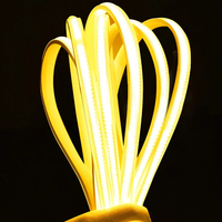 Bande lumineuse LED COB sans points 110v 220v sans pilote Bande LED IP65 étanche Rouleau de 100m PVC Bande lumineuse COB personnalisable