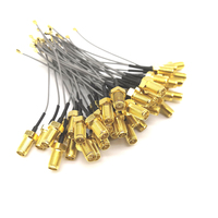 Câble d'extension d'antenne coaxial RF RP-S-M-A femelle vers connecteur UFL, vente en gros d'usine