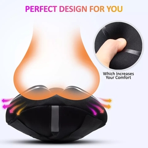 Funda de <span class=keywords><strong>Gel</strong></span> para asiento de <span class=keywords><strong>bicicleta</strong></span>, suave y ancha, cojín para <span class=keywords><strong>bicicleta</strong></span> estática, cubierta giratoria para <span class=keywords><strong>bicicleta</strong></span> de crucero, para mujeres y hombres - Product Image 4