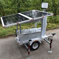 Trailer surya Kamera CCTV portabel Mobile