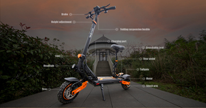KuKirin G2 MAX, Piezas de Repuesto del Almacén de la UE, Scooters Eléctricos Plegables para Adultos, Modelos Plegables, Scooter Eléctrico - Product Image 4