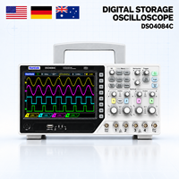 Oscilloscope numérique à mémoire Hantek DSO4084C 80 MHz 4 canaux 1GSa/s avec décodage UART I2C SPI CAN et AWG pour R&D embarqué