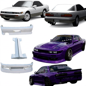 Superventas para <span class=keywords><strong>Nissan</strong></span> Silvia S13 Bodykit estilo Uras Material de fibra de resina de alta calidad parachoques delantero/trasero faldas laterales nuevo Condit - Product Image 1