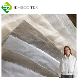 Tela de Lino <span class=keywords><strong>100</strong></span>% Puro con Certificación OEKO-TEX <span class=keywords><strong>100</strong></span> en Varios Colores, Lino Orgánico Suave en <span class=keywords><strong>Stock</strong></span> para Vestidos y Uso Doméstico, Entrega Rápida - Product Image 1