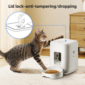 Nouveau Distributeur Automatique Intelligent de Nourriture pour Chats/Chiens, Portable, WiFi, Contrôle des Portions, Double Alimentation, Fonction Anti-Blocage - Product Image 2