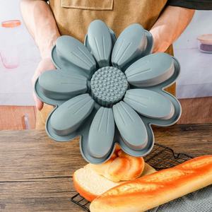 Moule de cuisson en silicone alimentaire antiadhésif pour gâteaux, mousses, muffins, gâteaux au lait, gelées et poudings - Product Image 3