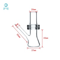 Appareil de diffusion transdermique en verre borosilicaté Huke HK0010, adaptateur de laboratoire, clip en plexiglas, capacité 9mm~25mm