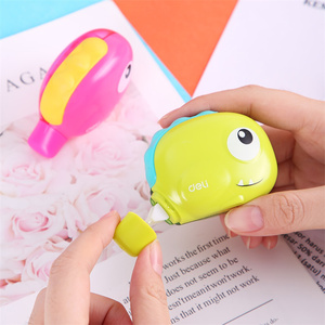 Cinta Correctora de Color Dinosaurio DELI de 8m, Cinta Correctora Kawaii para Estudiantes, <span class=keywords><strong>Corrector</strong></span> de <span class=keywords><strong>Errores</strong></span> en Forma de Bolígrafo, Rosa, Verde, Escolar, Alta Calidad - Product Image 4