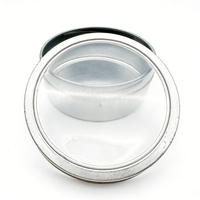 Boîte en fer/étain hermétique recyclable de qualité alimentaire 10g 20g 30g pour bonbons et chocolats avec fenêtre transparente