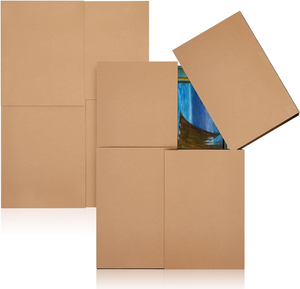 Boîte de transport : boîte en carton ondulé de 40"x60"x4", utilisée pour la télévision, les miroirs, l'<span class=keywords><strong>emballage</strong></span> de verre et les articles de rangement. - Product Image 1