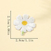 Patchs brodés thermocollants en feutre non tissé PVC, motifs mignons fleurs, glaces, bonbons, ballons, appliques autocollantes pour réparation et décoration DIY