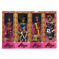 Poupée de mode noire de 12,5 pouces, collection 2026, avec tenues colorées, style africain, jouet pour filles, idéal pour le jeu d'imitation, cadeau