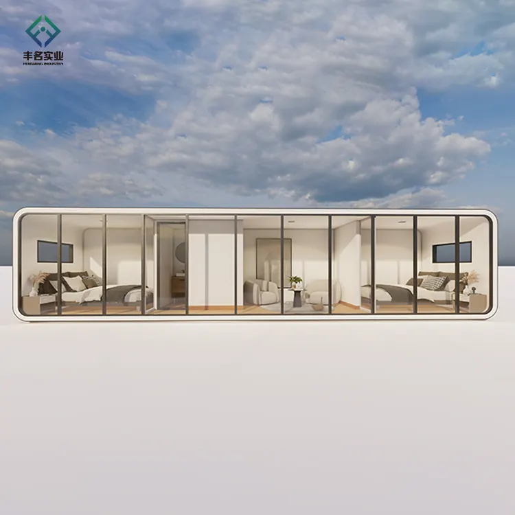 40Ft Container Flat Pack Cabin mobile Economy Flat Pack Build Kit 40Ft Prefabricated Prefab Houses Container House tiny home
