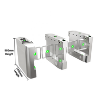 Torniquete Automático de Alta Seguridad para Exteriores con Control de Acceso por Código QR, Torniquete Giratorio Anti-colisión para Entrada y Salida