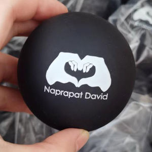 Hochwertige Tiefen gewebe Muskel entlastung Physiotherapie Silikon kautschuk Yoga Doppel Lacrosse Erdnuss Massage Ball - Product Image 2