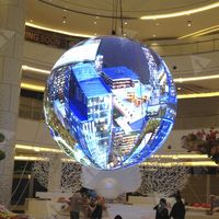 Affichage LED sphérique intérieur Apexls à 360 degrés, personnalisable, diamètre irrégulier de 2m, 3m, 4m, 5m, 8m, 10m, boule LED, globe, sphère