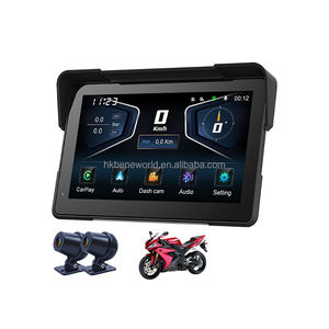 Navegador GPS para Motocicleta y Automóvil con Pantalla Táctil Portátil 4K Frontal y 2K Trasera, TPMS, Resistente al Agua IPX7, Gran Venta - Product Image 2