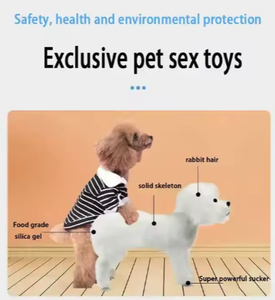 Toptan seksi Humping çiftleşme seks oyuncak gerçekçi köpek oyuncak yumuşak kürk silikon malzeme yerleşik titreşimli ses arkadaşı köpekler için - Product Image 4