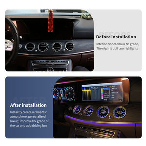 Actualización Interior de Material ABS Cardi para Mercedes-Benz Clase E W213, Sistema de Iluminación de Salida de Aire Acondicionado, APP/Pantalla Original - Product Image 5