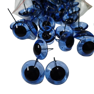 뜨거운 판매 투명 다채로운 인형 공예 액세서리 봉제 인형 동물 장난감 와이어와 1 와이어 유리 눈 2 눈 - Product Image 3