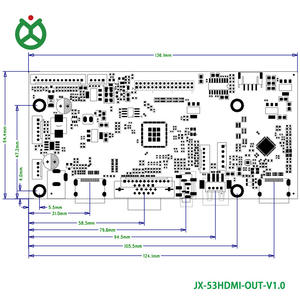 <span class=keywords><strong>JX</strong></span> USB VGA <span class=keywords><strong>AV</strong></span> HD MI a HD MI Bridge Converter para monitores LCD LVDS con salida de sonido 10,1 "-55" Tamaño de pantalla - Product Image 5