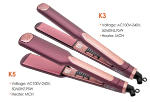 Lisseur de <span class=keywords><strong>cheveux</strong></span> de Salon professionnel 480F plaque de revêtement en céramique de titane à chaleur rapide fer frisé lisseur ménage électrique - Product Image 6