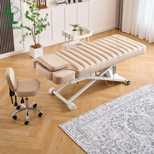 Table de massage électrique Jincheng Salon Beauty Facial Spa à 2 moteurs, table de beauté réglable en hauteur, chaise de beauté - Product Image 4