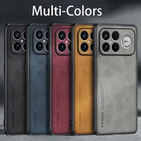 Étui en silicone mat antichoc pour Poco X8 Pro MAX Redmi A7 Pro, étui en cuir d'agneau pour homme, étui professionnel pour Xiaomi 17T Pro 5G