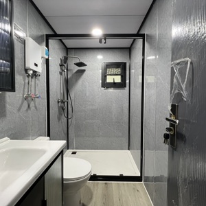 Casa Container EPS 40FT Personalizzata con Tetto Irregolare, Casa Prefabbricata con Tetto a Spiovente e Veranda, Layout 2 Stanze, Ufficio, Hotel, <span class=keywords><strong>Affitto</strong></span> - Product Image 4