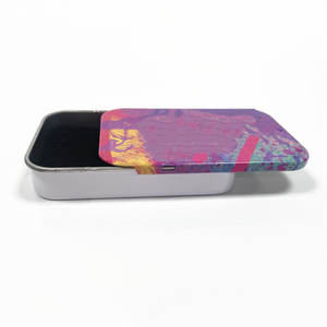 <b>Small</b> Slide Lid Custom Metal Iron Tin <b>Box</b> Ready to Ship Push Pull Lid <b>Packaging</b> Tin Cans for Storage Tobacco - Product Image 3