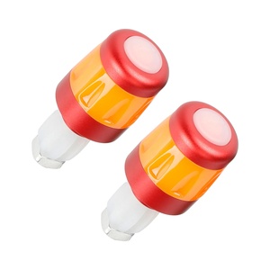 Poignées de guidon en caoutchouc ULIP avec clignotants LED rouge-orange intégrés pour vélo, vélo électrique et trottinette - Product Image 5