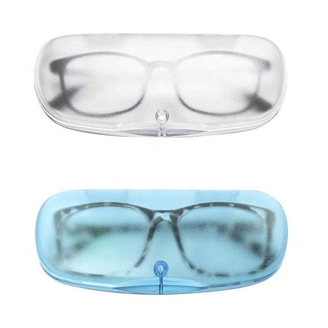 Bestpackaging Cheap Price  clear Eyeglasses case Plastic Glasses case Hard Box Custom logo Glasses Packaging Spectacle case