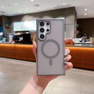 เคสโทรศัพท์ดูดแม่เหล็กผิวขุ่นสำหรับ Samsung S25 S24ฝาหลัง S21 S22 S23 - Product Image 5
