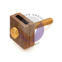Pince de test oblongue durable pour câble de terre, en bronze, cuivre, laiton, certifiée ROHS, pour mise à la terre directe