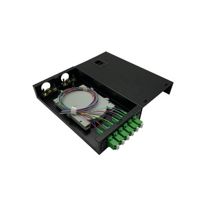 Caja de Distribución de Fibra Óptica de 12 Núcleos LC, Simple/Dúplex, de Acero Laminado en Frío, para Montaje en Pared, con 6 Puertos - Product Image 6