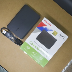 ฮาร์ดดิสก์ 500GB 1TB 2TB ของแท้ Toshiba Canvio Basics ฮาร์ดไดรฟ์พกพาแบบภายนอก USB3.0 ขนาด 2.5 นิ้ว 2TB HDD - Product Image 3