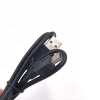 Câble Mini USB à embout long de 10 mm avec tête extra longue, blindé tressé, âme en cuivre pur pour utilisation informatique