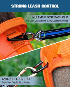 Servicio de arnés táctico <span class=keywords><strong>para</strong></span> <span class=keywords><strong>perros</strong></span>, apoyo <span class=keywords><strong>emocional</strong></span> <span class=keywords><strong>para</strong></span> <span class=keywords><strong>perros</strong></span> medianos y grandes, <span class=keywords><strong>chaleco</strong></span> <span class=keywords><strong>para</strong></span> <span class=keywords><strong>perros</strong></span> ESA sin tirones con gancho - Product Image 5