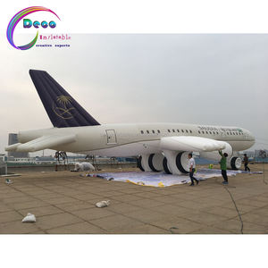 Avion gonflable géant de 20 m de long pour spectacle extérieur, modèle d'avion gonflable, avion publicitaire gonflable - Product Image 5