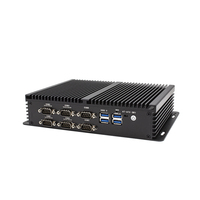Mini PC industrial Core I5 5200U CPU 8 * USB sin ventilador soporte 4G Win10/11 Linux Ubuntu WIFI máquina computadora de función completa