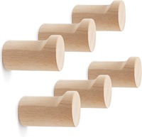 Crochets muraux en bois naturel, crochets à manteaux en bois faits à la main, crochets rustiques pour chapeaux, robustes pour suspendre les serviettes et les vêtements