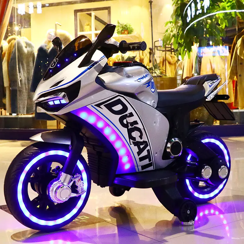 2022 Wholesale ride on bike baby toys car child Drive electric moto kids electric motorcycle