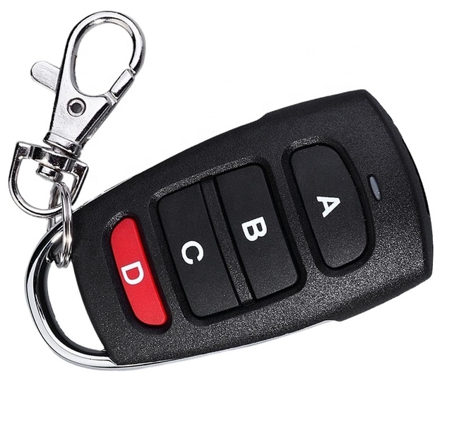 YET084 433mhz Rolling Code Learning Code Wireless Remote Control 4 Buttons RF Remote Control Duplicator for Auto Door Gate